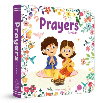 Prayers For Kids – Illustrated Prayer Book for Children, Prayers in Three Languages for easy underst