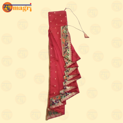 Gudhi  with Sugar Mala Red